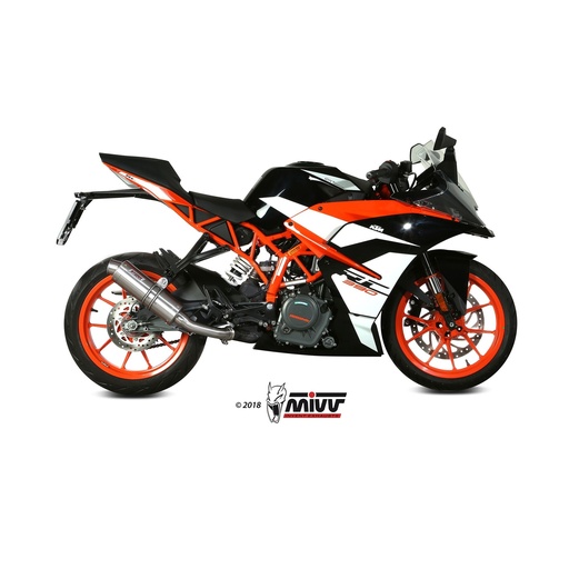[KT.019.LXS-STORM] Silencieux Storm GP Adapt. KTM 125 / 390 Duke 2017-2020 et RC 125 / 390 2017-2021