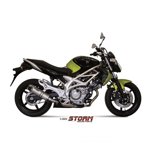 [S.035.LXS-STORM] Silencieux Storm GP Adapt. SUZUKI Gladius 650 2009-2016