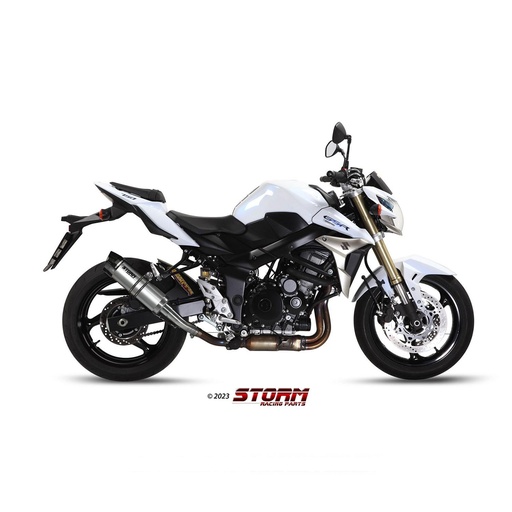 [S.037.LXS-STORM] Silencieux Storm GP Adapt. SUZUKI GSR 750 2011-2016
