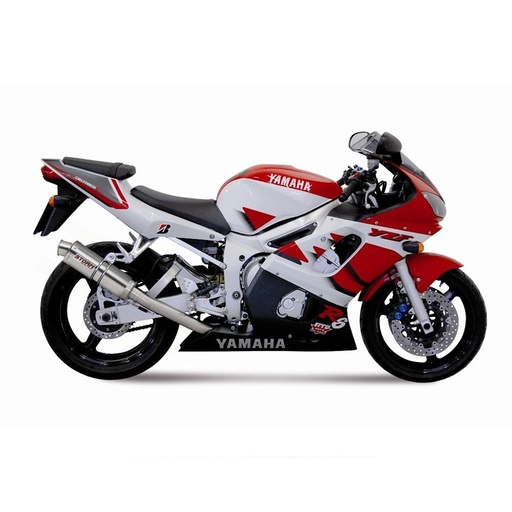 [Y.003.LXS-STORM] Silencieux Storm GP Adapt. YAMAHA YZF 600 R6 1999-2002