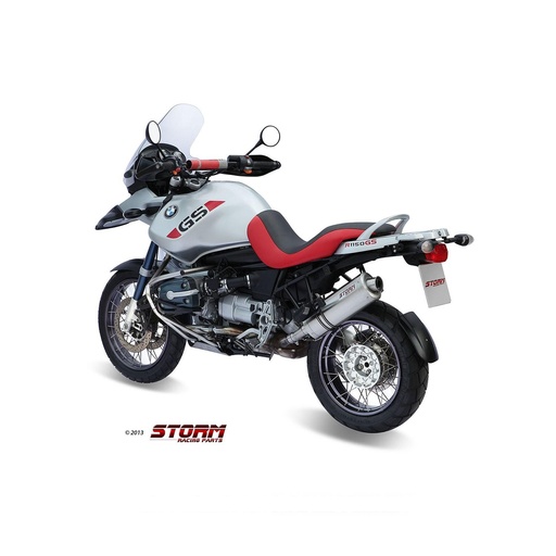 [B.015.LX2-STORM] Silencieux Storm Ovale Adapt. BMW R 1150 GS 1999-2003