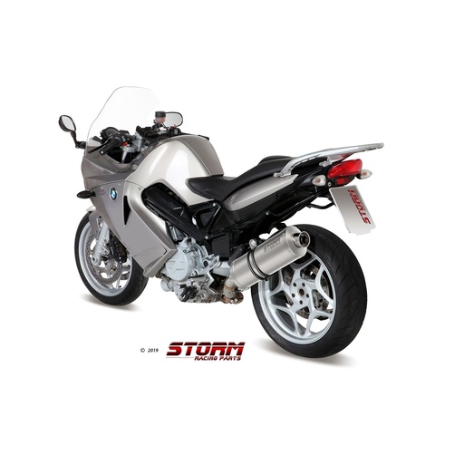 [B.023.LX2-STORM] Silencieux Storm Ovale Adapt. BMW F 800 S/ST 2006-2013