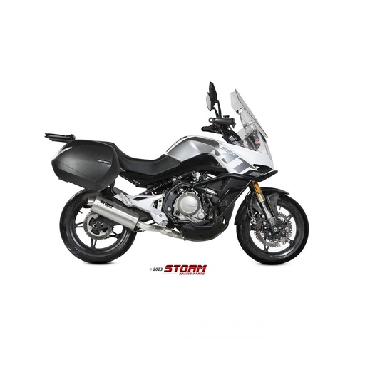 [CF.002.LX2-STORM] Silencieux Storm Ovale Adapt. CF MOTO MT 650 2021-...
