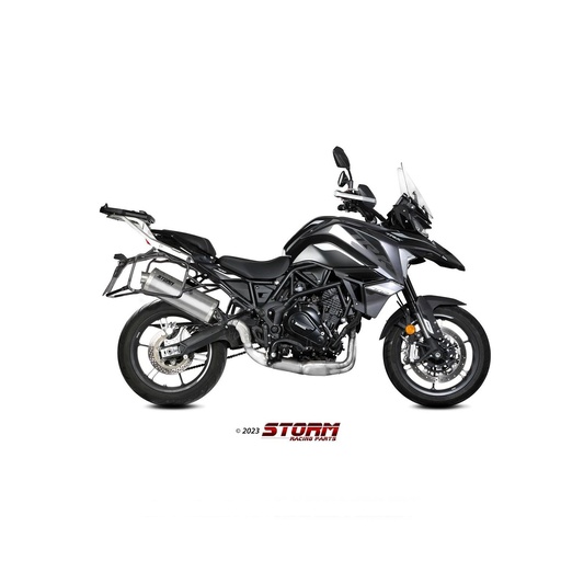 [E.012.LX2-STORM] Silencieux Storm Ovale Adapt. BENELLI TRK 702 / X 2023-2024