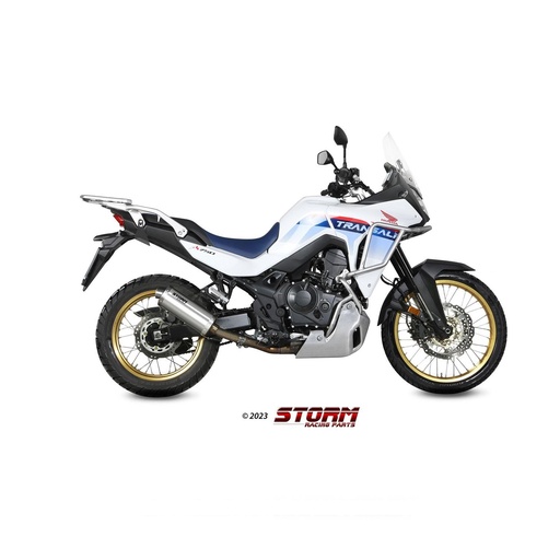 [H.086.LX1-STORM] Silencieux Storm Ovale Adapt. HONDA XL 750 TRANSALP 2023-2024
