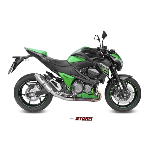 [K.032.LXS-STORM] Silencieux Storm GP Adapt. KAWASAKI Z 800 2013-2017