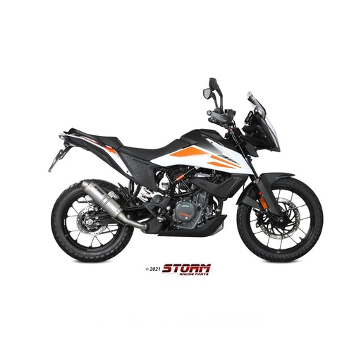 [KT.024.LX1-STORM] Silencieux Storm Ovale Adapt. KTM 390 ADVENTURE 2020-2023