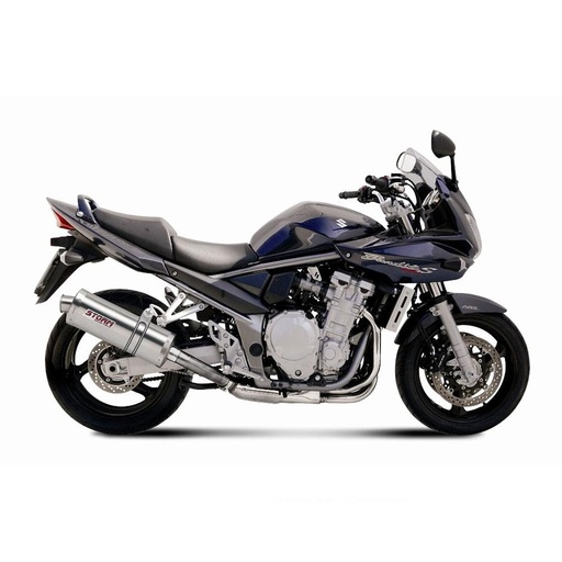 [S.029.LX2-STORM] Silencieux Storm Ovale Adapt. SUZUKI GSF 1250 Bandit / GSX 1250 FA 2007-2017