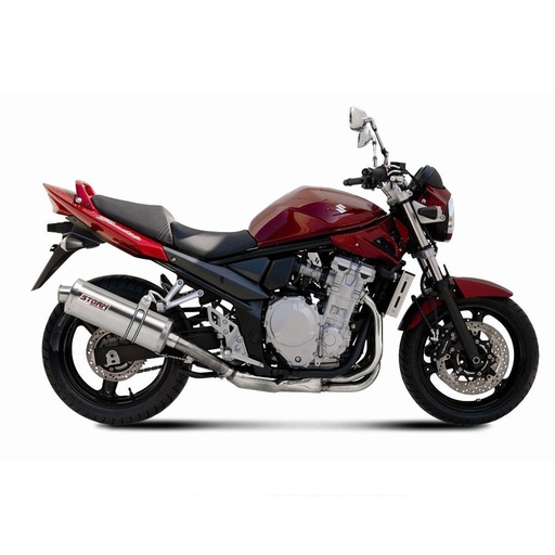 [S.030.LX2-STORM] Silencieux Storm Ovale Adapt. SUZUKI GSF 650 BANDIT 2007-2016 et GSX 650 F 2008-2016