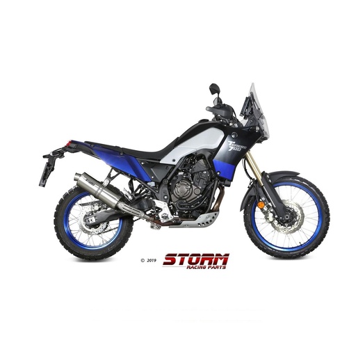 [Y.064.LX1-STORM] Silencieux Storm Ovale Adapt. YAMAHA Ténéré 700 2019-2020