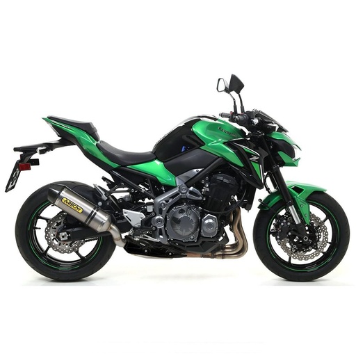 [71856AKN] ARROW Race Tech Silencer Kawasaki Z 900 2017-2019 and Z 900 E 2017-2024 Carbon End Cap