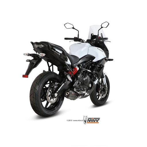 [K.041.L9] Full Exhaust System MIVV SUONO (carbon end cap) Kawasaki 650 VERSYS 2015-2020