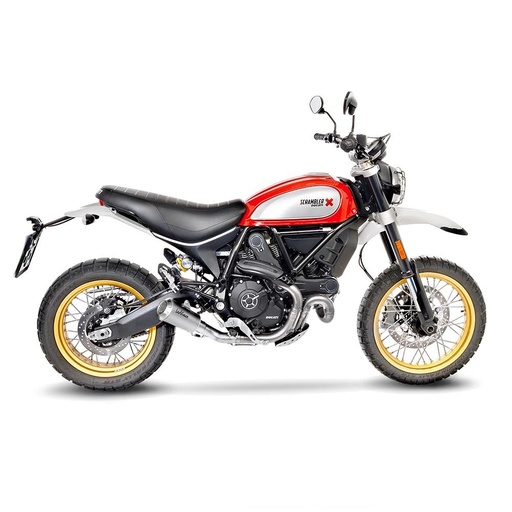 [15202U] Silencieux LEOVINCE LV 10 Ducati SCRAMBLER Desert Sled 2017-2020