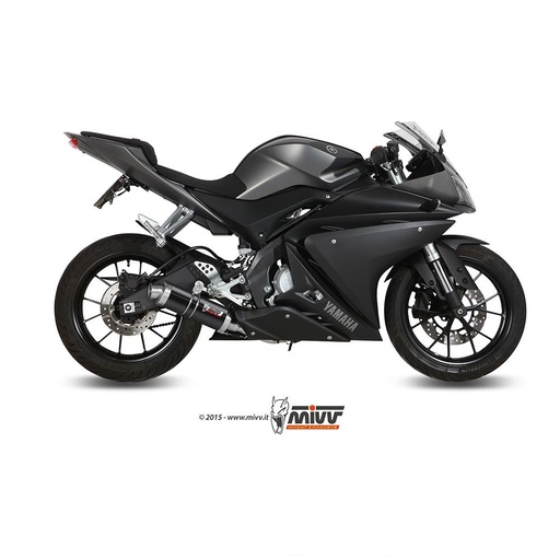 Ligne Complète MIVV ROUND GP Yamaha MT 125 (14-19)/ YZF 125 R (14-18)