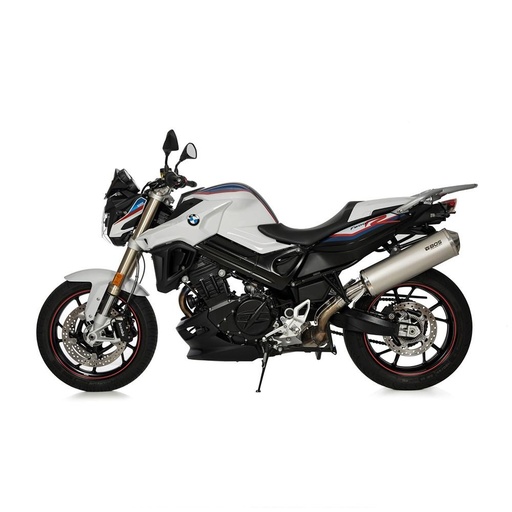 Silencieux BOS SLIP-ON ovale BMW F800 R 2009-2019 et F800 GT 2013-2019