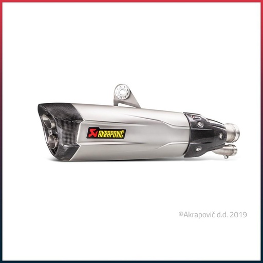 [S-B10SO6-HDVDZT] Silencieux AKRAPOVIC Slip-On (coupelle carbone) BMW S1000 RR 2017-2018