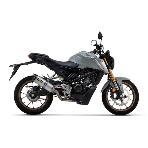 Full Exhaust System ARROW THUNDER (carbon end cap) Honda CB 125 R 2021-2024