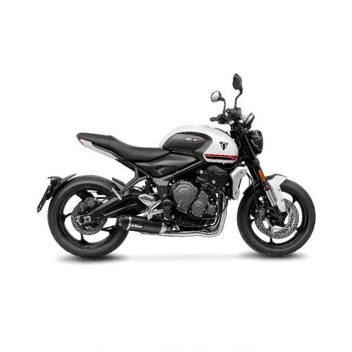 Ligne Complète LEOVINCE LV ONE (coupelle carbone) Triumph Trident 660 2021- 2024 et Tiger 660 2023-2024