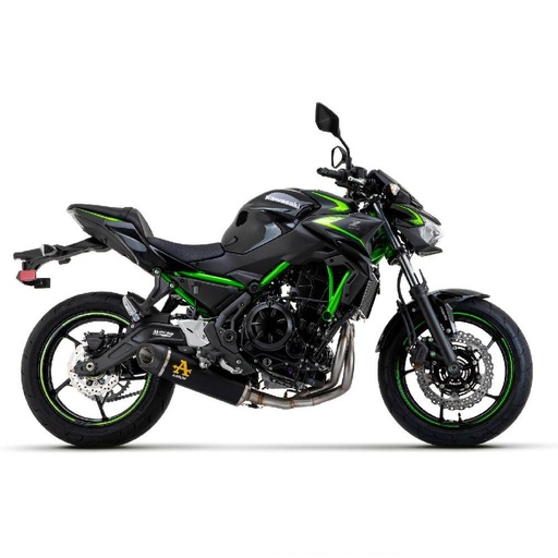 [71937AKNW] Ligne Complète ARROW INDY RACE Kawasaki Z 650 et Ninja Coupelle Carbone