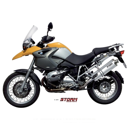 [B.002.LX2-STORM] Storm Oval Slip-on BMW R 1200 GS/ADVENTURE 2004-2007