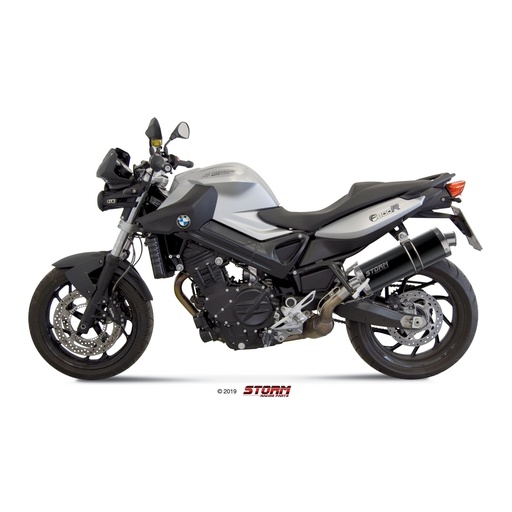 [B.008.LX2B-STORM] Storm Oval Slip-on BMW F 800 R 2009-2019 and F 800 GT 2013-2019