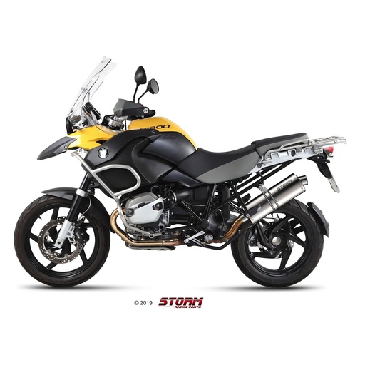 [B.012.LX2-STORM] Storm Oval Slip-on BMW R 1200 GS/ADVENTURE 2010-2012