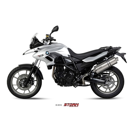 [B.014.LX2-STORM] Storm Oval Slip-on BMW F 700 GS 2013-2016