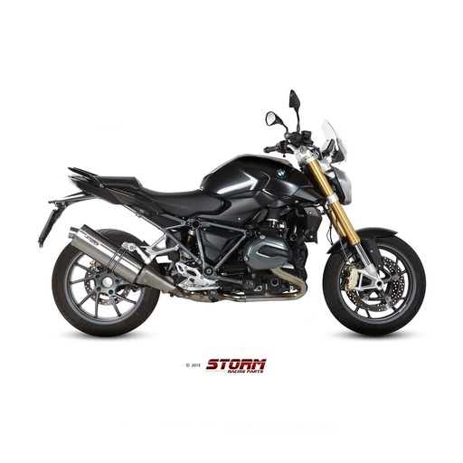 [B.026.LX2-STORM] Silencieux Storm Ovale Adapt. BMW R 1200 R/RS 2015-2018