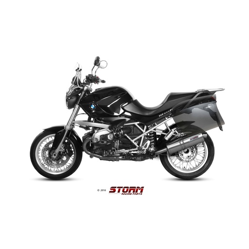 [B.028.LX2-STORM] Silencieux Storm Ovale Adapt. BMW R 1200 R/RS 2011-2014