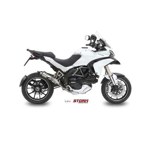 [D.027.LXS-STORM] Silencieux Storm GP Adapt. DUCATI MULTISTRADA 1200 2010-2014