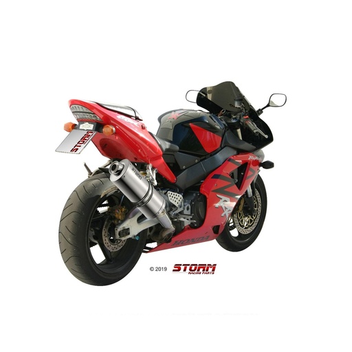 [H.016.LX2-STORM] Silencieux Storm Ovale Adapt. HONDA CBR 900 RR 2002-2004