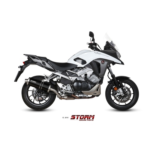 [H.058.LX2B-STORM] Storm Oval Slip-on HONDA CROSSRUNNER 800 2015-2020