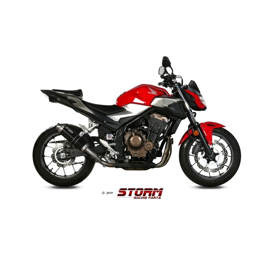 [H.075.LXSB-STORM] Storm GP Slip-on Silencer HONDA CB 500 F 2019-2023
