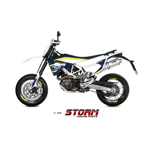[HU.001.LX1-STORM] Storm Oval Slip-on HUSQVARNA 701 SM/ENDURO 2017-2020