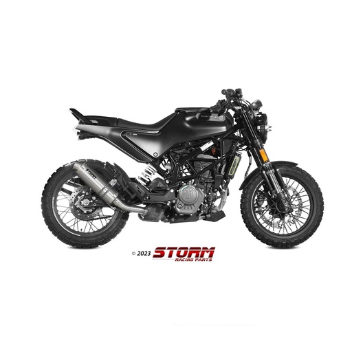 [HU.005.LXS-STORM] Silencieux Storm GP Adapt. HUSQVARNA 125 SVARTPILEN / VITPILEN 2021-2023