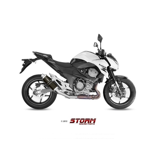 [K.035.LXSB-STORM] Silencieux Storm GP Adapt. KAWASAKI Z 800 E 2013-2017