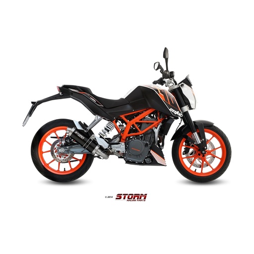 [KT.012.LXSB-STORM] Storm GP Full Exhaust System Slip-on KTM 390 Duke 2013-2016