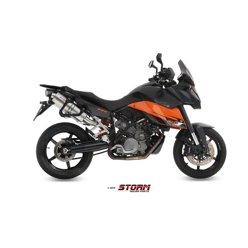 [KT.013.LX1-STORM] Storm Oval Slip-on KTM 990 SUPERMOTO SMT 2009-2013