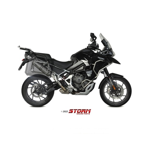 [T.023.LX1B-STORM] Storm Oval Slip-on TRIUMPH Tiger 1200 GT / Rally 2022-2024