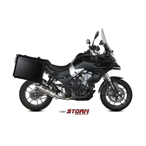 [VO.001.LX1B-STORM] Silencieux Storm Ovale Adapt. VOGE 500 DS / DSX 2022-2024