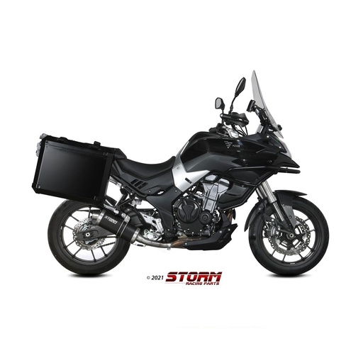 [VO.001.LX1B-STORM] Silencieux Storm Ovale Adapt. VOGE 500 DS / DSX 2022-2024