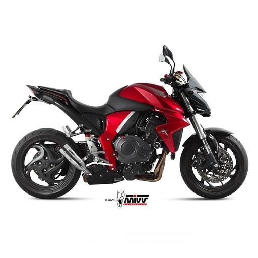 [H.041.LDGX] Silencer MIVV DOUBLE GUN HONDA CB 1000 R 2008-2017