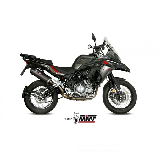 [E.004.LEC] Silencieux MIVV SPORTLINE (coupelle carbone) BENELLI TRK 502 X 2018-...