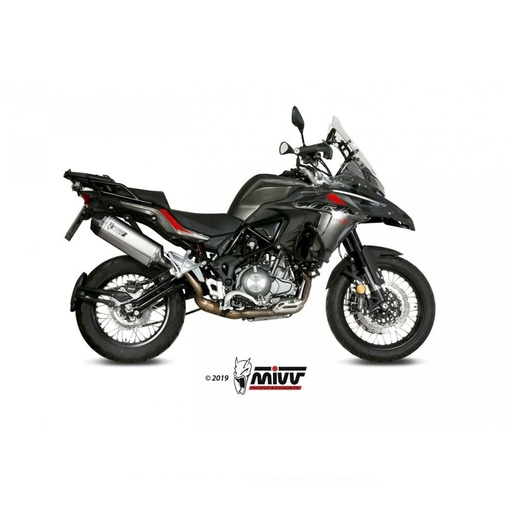 [E.004.LRB] MIVV SPEED EDGE Silencer BENELLI TRK 502 X 2018-2024