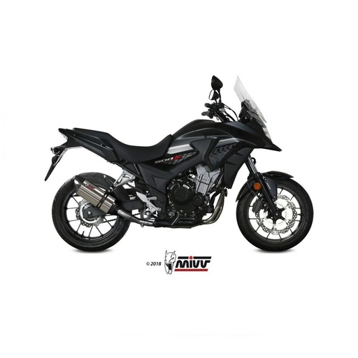 [H.067.L9] Silencieux MIVV SUONO HONDA CB 500 X 2017-2018
