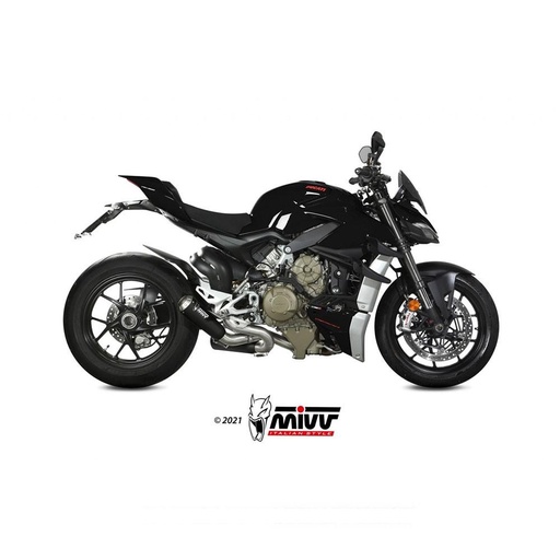[D.047.SC4B] Silencieux MIVV X-M1 DUCATI 1100 STREETFIGHTER V4 2020-2022