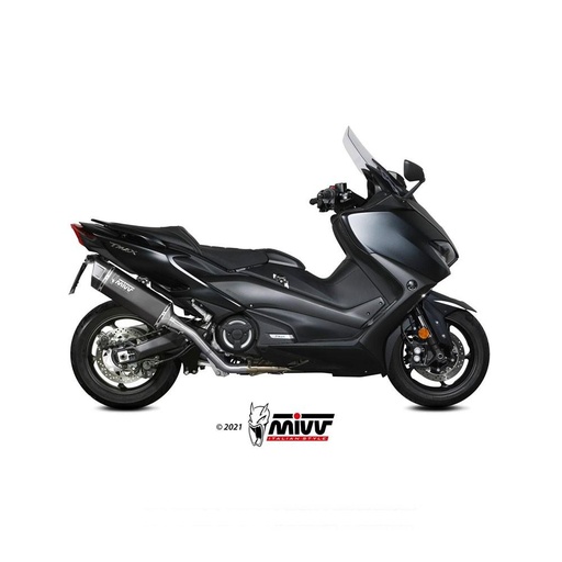 Ligne Complète MIVV SR-1 (coupelle carbone) YAMAHA T-MAX 560 2020-2024