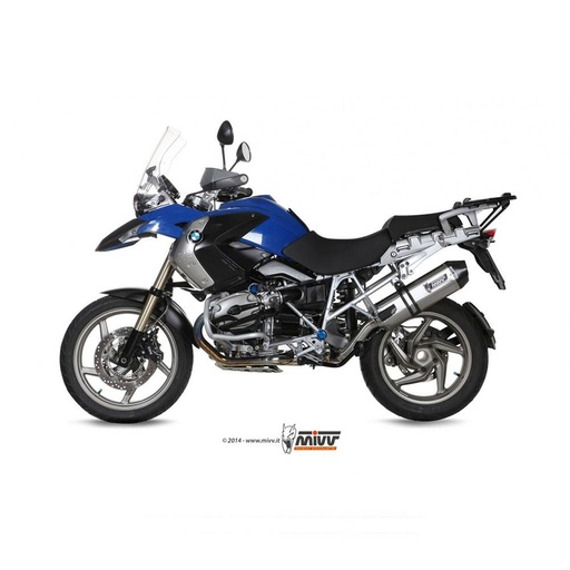 [B.004.LGS] MIVV SPEED EDGE Silencer (carbon end cap) BMW R 1200 GS/ADVENTURE 2008-2009