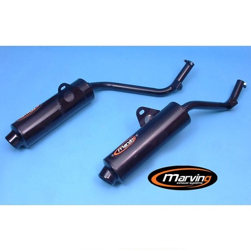 [EDR/59/NC] MARVING Replacement Silencers for Aprilia PEGASO 1991-1996
