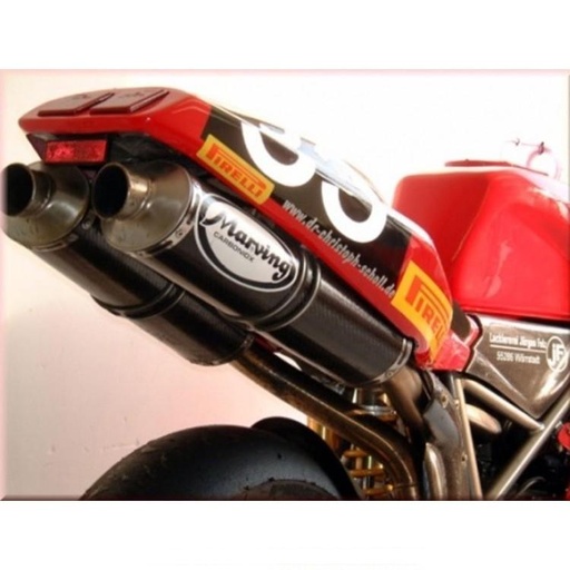 [EU/AL/D998] MARVING Superline Big Oval Silencer Ducati 998 2002-2003